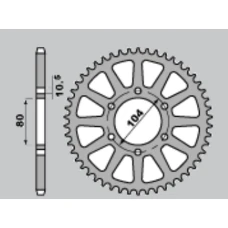 ЗАДНЯ ЗІРКА JR 478 40 KAWASAKI ZX6R (05-13), Z750 (JTR478.40) (LANC. 520)