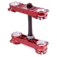XTRIG ПОЛКИ ПІДВІСКИ ПЕРІД ROCS TECH TRIPLE CLAMPS KTM SX/SX-F '13-; EXC; HUSQVARNA '14-'22; GAS GAS '21-'22 (OFFSET 20MM- 22MM) КОЛІР X-TRIG BROWN