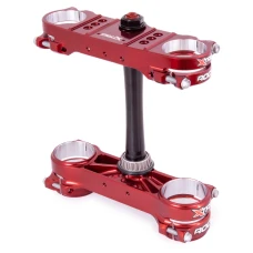 XTRIG ПОЛКИ ПІДВІСКИ ПЕРІД ROCS TECH TRIPLE CLAMPS KTM SX/SX-F '13-; EXC; HUSQVARNA '14-'22; GAS GAS '21-'22 (OFFSET 20MM- 22MM) КОЛІР X-TRIG BROWN