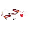 BLACKBIRD КОМПЛЕКТ НАЛІПОК (OKLEIN) HONDA CR 125R '02-'07, CR 250R '02-'07 RETRO (RESTYLING POLISPORT '22) - зображення 2