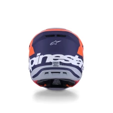 ШОЛОМ SHOT ALPINESTARS S-M7 ЯДРО, КОЛІР ОРАНЖЕВИЙ/ГОЛУБИЙ, РОЗМІР M