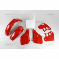 UFO КОМПЛЕКТ ПЛАСТІКОВ HONDA CR 250 '88-'89 КОЛІР OEM (CZERWONY/BIALY) (HO092E999)