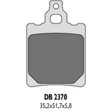 DELTA BRAKING КОЛОДКИ ДИСКОВІ ТОРМОЗНІ KH60 KH337 KTM SX60/65`00-03 - ZASTEPUJA DB2370MX-N І DB2370QD-N