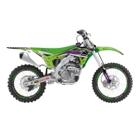 BLACKBIRD КОМПЛЕКТ НАЛІПОК (OKLEIN) KAWASAKI KX 250F '17-'20 DREAM  КОЛІР ЗЕЛЕНИЙ ЧОРНИЙ