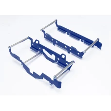 CROSSPRO АКЦІЯ КРИШКИ РАДІАТОРА АЛЮМІНІЄВІ МОДЕЛЬ LIGHT (DO МОТОЦИКЛА Z WENTYLATOREM) KTM EXC 125/250 '17-'18, SX 125 '19, HUSQVARNA TE/FE '17-'18 КОЛІР СИНІЙ