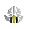 КОМПЛЕКТ ПЛАСТИКА POLISPORT (ПОВНИЙ KIT) HUSQVARNA TE\/FE TPI '24-'25 В КОМПЛЕКТІ КРИШКА АМОРТИЗАТОРІВ  КОЛІР OEM БІЛО-ЖОВТИЙ OEM '24 - зображення 1