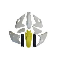 КОМПЛЕКТ ПЛАСТИКА POLISPORT (ПОВНИЙ KIT) HUSQVARNA TE/FE TPI '24-'25 В КОМПЛЕКТІ КРИШКА АМОРТИЗАТОРІВ  КОЛІР OEM БІЛО-ЖОВТИЙ OEM '24