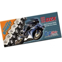 CZ 2024/04 ЛАНЦЮГ ПРИВІДНИЙ 525 DZX (104 ЛАНКИ) ACTIVE RING (X-RING) ХРОМ DO 1000 CCM (40,0 KN) + КРИШКА DRAZONA