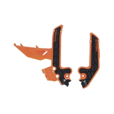 ACERBIS КРИШКИ РАМИ X-GRIP KTM SX 85 '25-'26, GAS GAS MC 85 '25-'26 КОЛІР КОЛІР ПОМАРАНЧ / ЧОРНИЙ