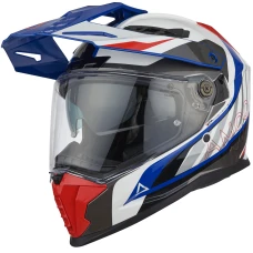 AMOQ ШОЛОМ AI100 MOJAVE WHITE/RED/BLUE L