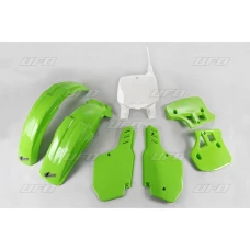 UFO КОМПЛЕКТ ПЛАСТІКОВ KAWASAKI KX 500 '96-'99 КОЛІР OEM (ZIELONY/BIALY) (KA186E999)
