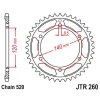 ЗАДНЯ ЗІРКА JR 260 40 HONDA XL250 R '84-87' (ND11) (26040JT) (LANC.520) (+2) - зображення 1