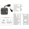 DZE РЕГУЛЯТОР НАПРУГИ POLARIS SPORTSMAN EFI 500\/700\/800, RANGER EFI 500\/700\/800 (12V\/35A) (4012384, 4011569, 4011925) (ESR826) - зображення 2
