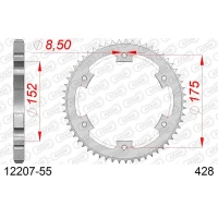 AFAM 2026/04 ШЕСТЕРНЯ ЗАД 844 55 YAMAHA DT 125R/RE 99-06 (JTR839.55) (LANC. 428)