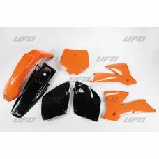 UFO КОМПЛЕКТ ПЛАСТІКОВ KTM SX-SXF '01-'02 КОЛІР OEM (ОРАНЖЕВИЙ/ЧОРНИЙ) (KT501E999)