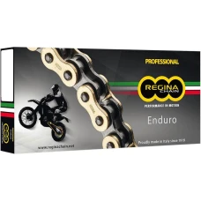 REGINA ЛАНЦЮГ 520ZSE (118 ЛАНКИ) Z-RING ENDURO ULTRALIGHT DO 500CCM (ЗОЛОТИЙ) (ЗАСТІБКА+КРИШКА PELNA+ КРИШКА DRAZONA) (135ZSE/1003) ЦІНА PROMOCYJNA