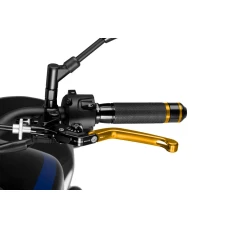 PUIG FOLDABLE МУФТОЮ РИЧАГ 3.0. C/GOLD СЕЛЕКТОР C/BLACK