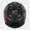 NOX ШОЛОМ INTEGRALNY (ПОВНИЙ FACE) N731 ZUMBI KID \/ JUNIOR (DZIECIECY) КОЛІР ЧОРНИЙ\/ЧЕРВОНИЙ МАТОВА РОЗМІР L - зображення 3