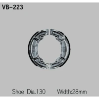 VESRAH КОЛОДКИ БАРАБАННІ ДИСКОВІ ТОРМОЗНІ YAMAHA XT 350 '85-'91, TT 350 '83-'93, TT 600 '83-92 (MADE IN JAPAN)