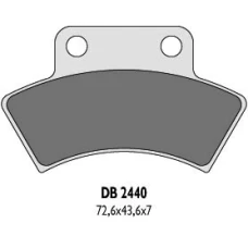 DELTA BRAKING КОЛОДКИ ДИСКОВІ ТОРМОЗНІ KH232 QUADZILLA, POLARIS ЗАД - ZASTEPUJA DB2440MX-D І DB2440QD-D
