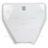 UFO TABLICA NA НОМЕР СТАРТОВИЙ HUSQVARNA TC 125 16-20, TC 250 17-20, TC 300 16-18, FC 250/350/450 16-20 КОЛІР БІЛИЙ