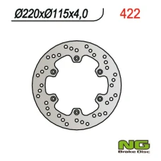 NG ДИСК ТОРМОЗНИЙ ЗАД YAMAHA YZ/ YZF DO 98 (220X115X4)
