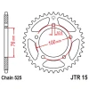 JT ЗІРОЧКА ЗАД 4456 42 BENELLI 500 LEONCINO '17-, TRK 502 '17-18 (445642JT)* (LANC. 525) - зображення 1