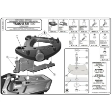 KAPPA СТЕЛАЖ БАГАЖНИКА ЦЕНТРАЛЬНОГО YAMAHA FJR 1300 (06-15) ( Z ПЛИТА MONOKEY )