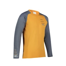 LEATT (2022) СОРОЧКА ROWEROWA MTB ALLMTN 5.0 JERSEY RUST КОЛІР RDZAWY/SZARY РОЗМІР M