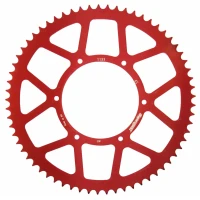 SUPERSPROX ЗАДНЬОЇ SPROCKET, ЧЕРВОНА, 62 ЗУБІВ (420), Ø108MM, APRILIA 14-, DERBI 10
