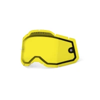 100 ПРОЦЕНТ (2023) RC2/AC2/ST2 REPLACEMENT LENS - VENTED DUAL PANE ЖОВТИЙ, SZYBA/SZYBKA/SZYBKA ДЛЯ ОКУЛЯРІВ RACECRAFT 2/ACCURI 2/STRATA2 ПОДВІЙНА WENTYLOWANA КОЛІР ЖОВТИЙ STARY КОД: 51008-608-01