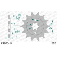 AFAM 2026/04 ШЕСТЕРНЯ ПЕРІД 2247 14 KTM 125 DUKE '11-'24, KTM 200 DUKE '12-'24 (JTF1903.14) (LANC. 520)