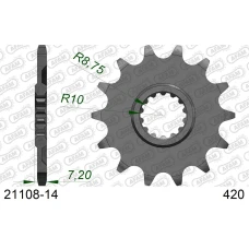 AFAM 2026/04 ШЕСТЕРНЯ ПЕРІД 2335 14 YAMAHA YZ 65 '18-24' (JTF1558.14) (LANC. 420)