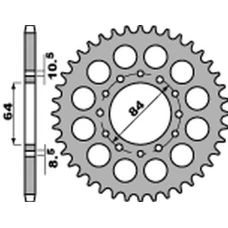 ЗАДНЯ ЗІРКА PBR 811 41 C45 SUZUKI DR 200S/SE '86-'19, GSX 250 KATANA '82-'84 (JTR814.41) (LANC.520)