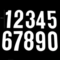 TMV DIGITS 200MM БІЛА '8' (20PCS)