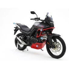 CROSSPRO GMOLE АЛЮМІНІЄВІ КРИШКИ ДВИГУНА I РАДІАТОРІВ HONDA XL 750 TRANSALP '23-.25  КОЛІР ЧОРНИЙ (PASUJA DO ORYGINALNEJ ВІНІЛ ПІД ДВИГУН)