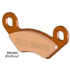 DELTA BRAKING КОЛОДКИ ДИСКОВІ ТОРМОЗНІ KH159 POLARIS - ZASTEPUJA DB2460MX-N І DB2460QD-N