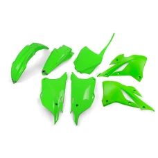 UFO КОМПЛЕКТ ПЛАСТІКОВ KAWASAKI KX 85 '22 КОЛІР OEM (POMARANCZOWY/BIALY)