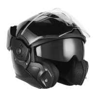 NOX ПРЕМІУМ-КЛАС ШОЛОМ SZCZEKOWY FLIP-BACK (SZCZEKA DO ЗАДУ) Z БЛЕНДА SPINNER КОЛІР ЧОРНИЙ РОЗМІР L