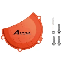 ACCEL ЗАХИСТ КРИШКИ КОМПЛЕКТА СЦЕПЛЕННЯ (PLASTKIOWA) KTM SXF450 '16-, КОЛІР КОЛІР ПОМАРАНЧ - АКЦІЯ