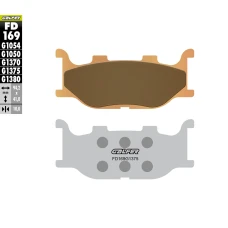 ГАЛЬМІВНІ КОЛОДКИ ДИСКОВІ GALFER МЕТАЛОКЕРАМІЧНІ (SINTERED) KH199 (ЗОЛОТИЙ) FD169G1375