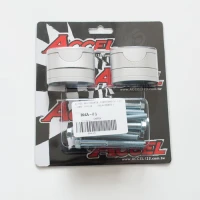 ACCEL КРІПЛЕННЯ/ПІДЙОМНИКИ КЕРМА (DOL-28,6/GORA-28,6MM) (PLASTERKI 18+5+10+6=39MM) КОЛІР СРІБНИЙ (BMA-01SV)