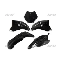 UFO КОМПЛЕКТ ПЛАСТІКОВ KTM SX 65 12-15 КОЛІР ЧОРНИЙ (KT525E001)