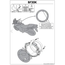 KAPPA КРІПЛЕННЯ БАКА HONDA CROSSTOURER 1200 '12-13