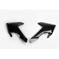 UFO КРИШКИ РАДІАТОРА HUSQVARNA TC 125/300 16-18, TC 250 17-18, TE/TX 125/250/300 17-19, FE 250/350/450/501 17-19, FC 250/350/450 16-18 КОЛІР ЧОРНИЙ