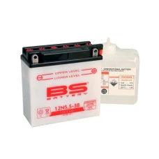 BS АКУМУЛЯТОР 12N5,5-3B (12N5,5-3B) 12V 5,5AH 138X61X131 OBSLUGOWY - ELEKTROLIT OSOBNO (44A) (6) UE2019/1148