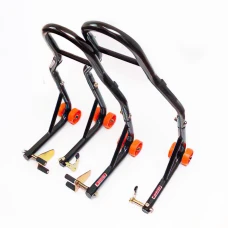 BIKETEC АКЦІЯ ПІДІЙМАЧ СТЕНДДЛЯ МОТОЦИКЛА BIKER (ПЕРІД/ЗАД) TYP-V (РОЛИКИ) КОМПЛЕКТ