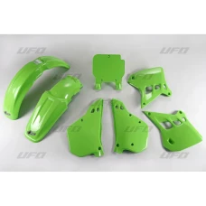 UFO КОМПЛЕКТ ПЛАСТІКОВ KAWASAKI KX 125 '90-'91 КОЛІР OEM '91 (ЗЕЛЕНИЙ) (KA196E999A)