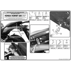 KAPPA СТЕЛАЖ ПІД СУМКИ (МІШКИ) БІК HONDA CB 600F HORNET 07-09