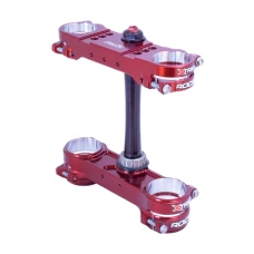 XTRIG ПОЛКИ ПІДВІСКИ ПЕРІД ROCS PRO TRIPLE CLAMPS KTM SX/SXF '23-'24, EXC/EXC-F '24; HUSQVARNA TC/FC '23-'24; GAS GAS EC/ECF/MC/MCF '24 (OFFSET 22MM-24MM) КОЛІР X-TRIG BROWN